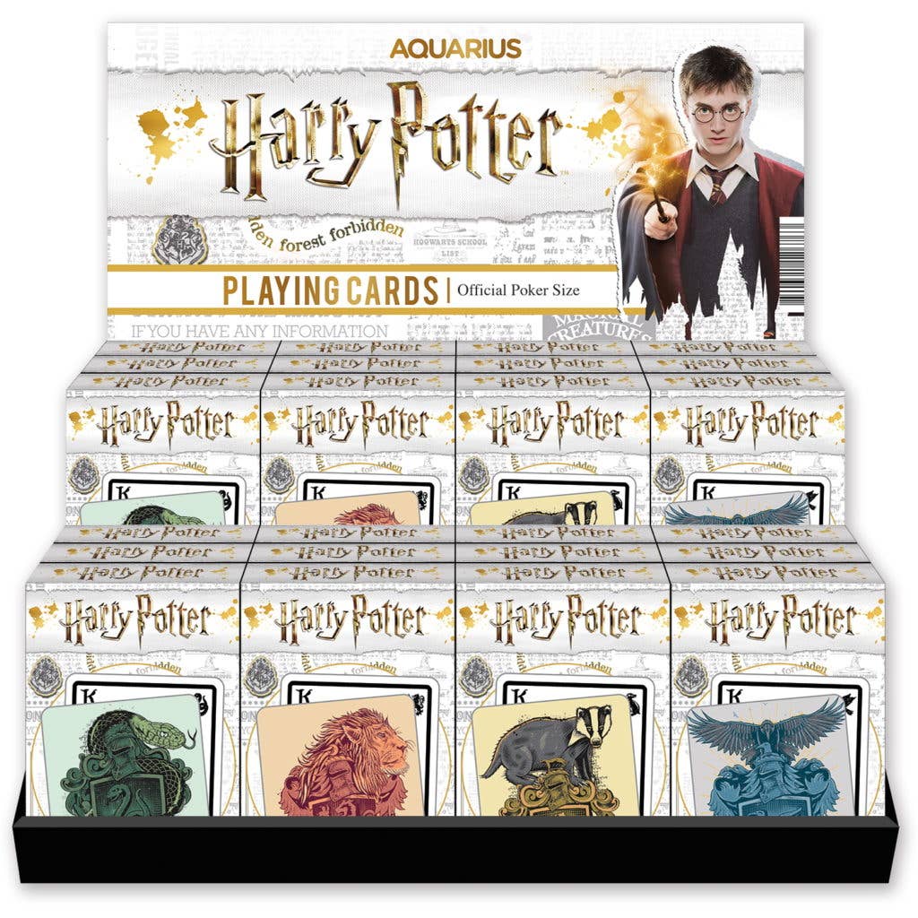 Harry Potter – House Playing Cards Display (24 Packs)