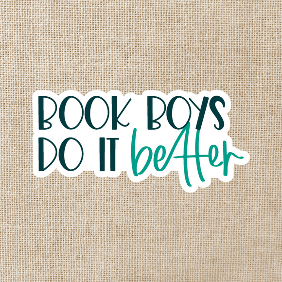 Book Boys Do It Better Sticker