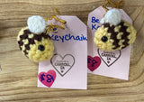 Crochet Bee Keychain