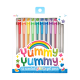 Yummy Yummy Scented Glitter Gel Pens - Set of 12