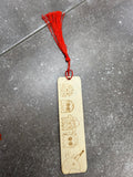 Wood Etched Bookmarks