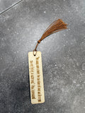 Wood Etched Bookmarks