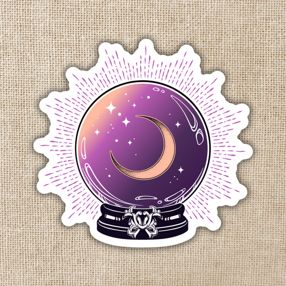 Moon Crystal Ball Sticker