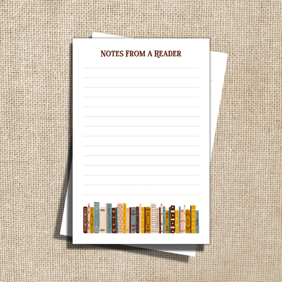 Notes From a Reader Notepad