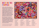 Bees in The Poppies 1000 Piece Puzzle from Galison - Beautiful 27" x 20" Puzzle Featuring Photographs from Troy Litten, Thick & Sturdy Pieces, Challenging Activity for Adults, Unique Gift Idea!