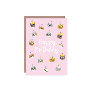 Party Cats Birthday Card