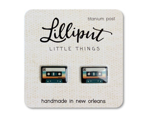 Retro Cassette Mixtape Earrings