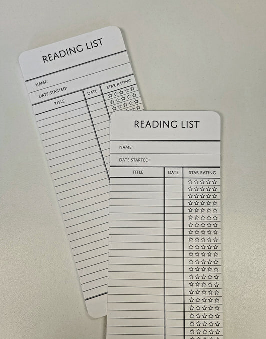 Reading List Bookmark