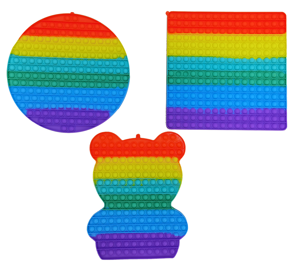 Poptastic Fidget Toys: Jumbo Rainbow Poppers
