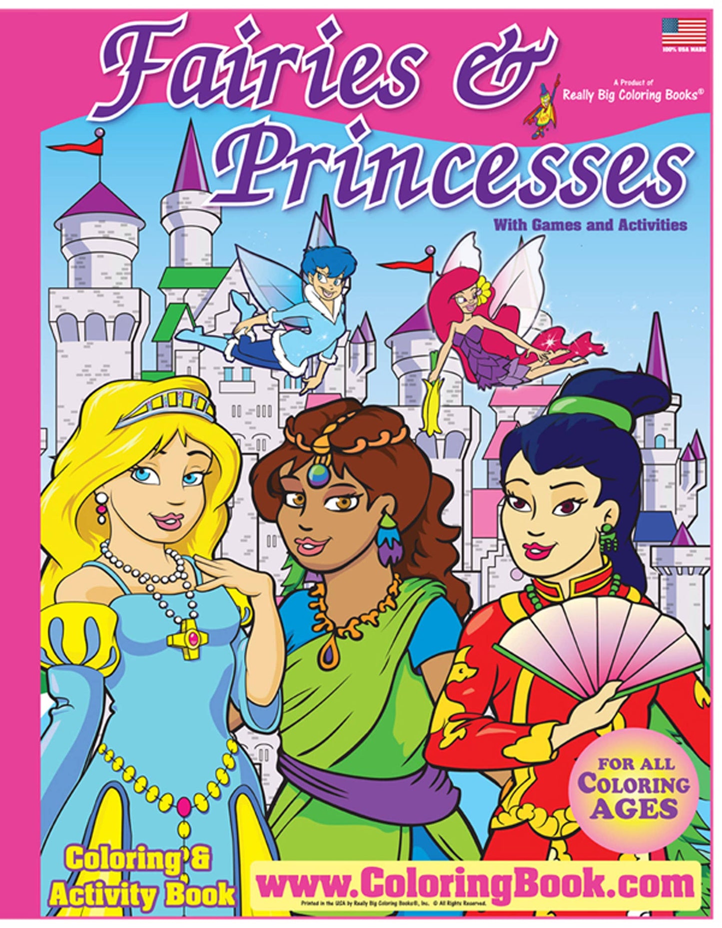 Fairies & Princesses Really Big Coloring Book