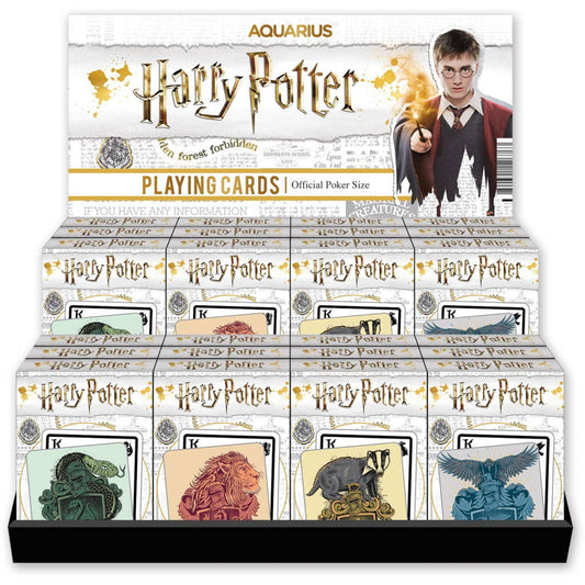 Harry Potter – House Playing Cards Display (24 Packs)