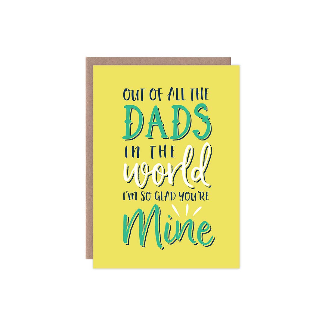 So Glad You're Mine Father's Day Card