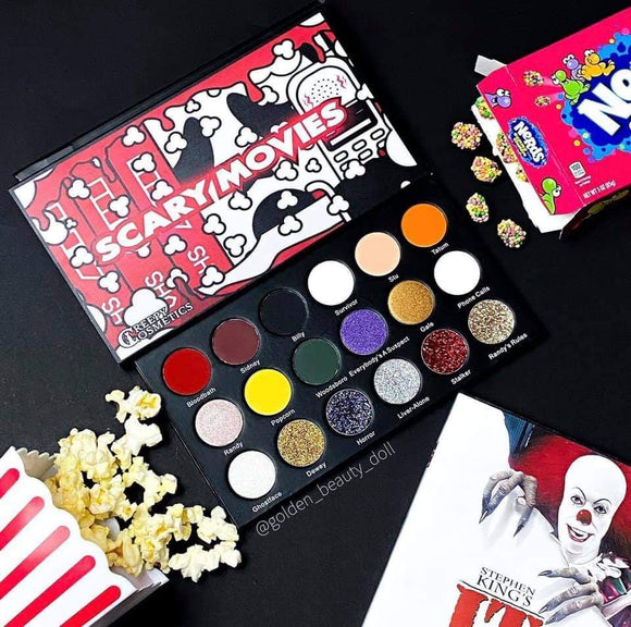 Scary Movies Eyeshadow Pallet- Creepy Cosmetics