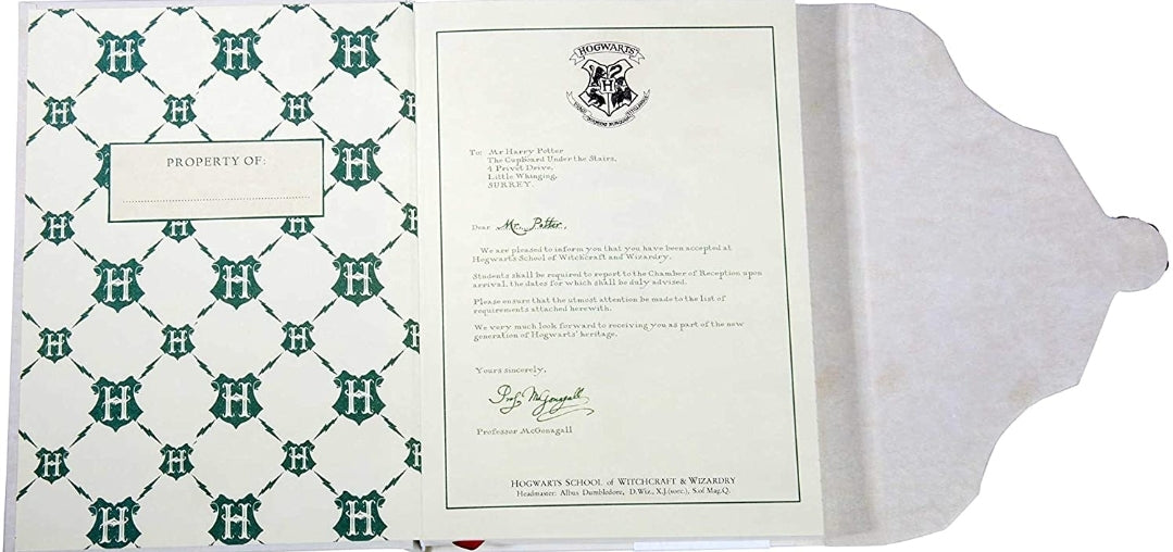 Harry Potter: Hogwarts Acceptance Letter Hardcover Ruled Journal – Books  and Bakery