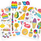 OOLY, Tattoo Palooza Skin-Friendly and Non-Toxic Temporary Tattoo for Kids - Cute Doodle World, 3 Sheets