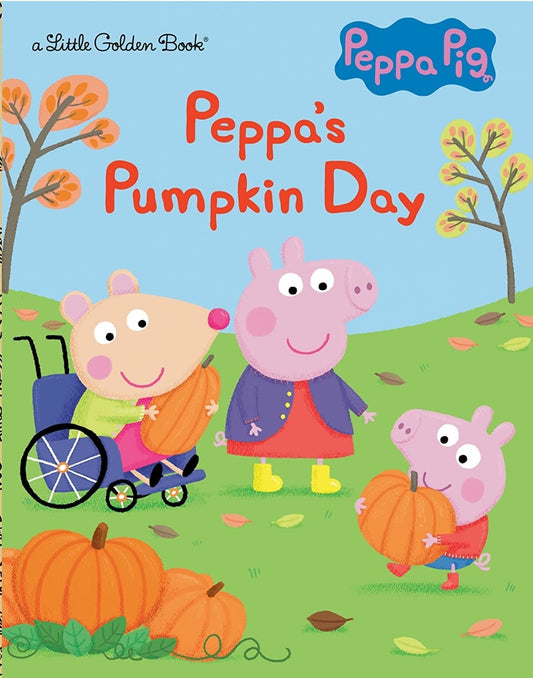 Peppa's Pumpkin Day (Peppa Pig) (Little Golden Book)