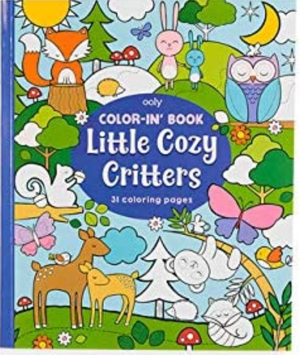 Color-in' Book Little Cozy Critters