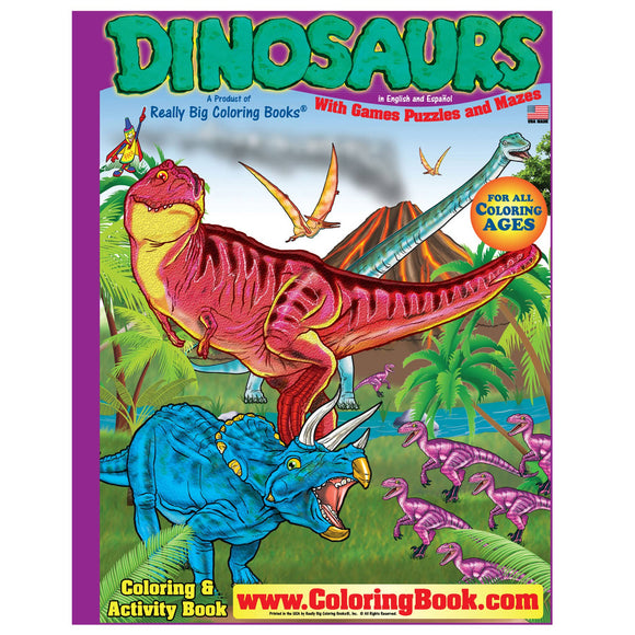 Dinosaurs Really Big Coloring Book