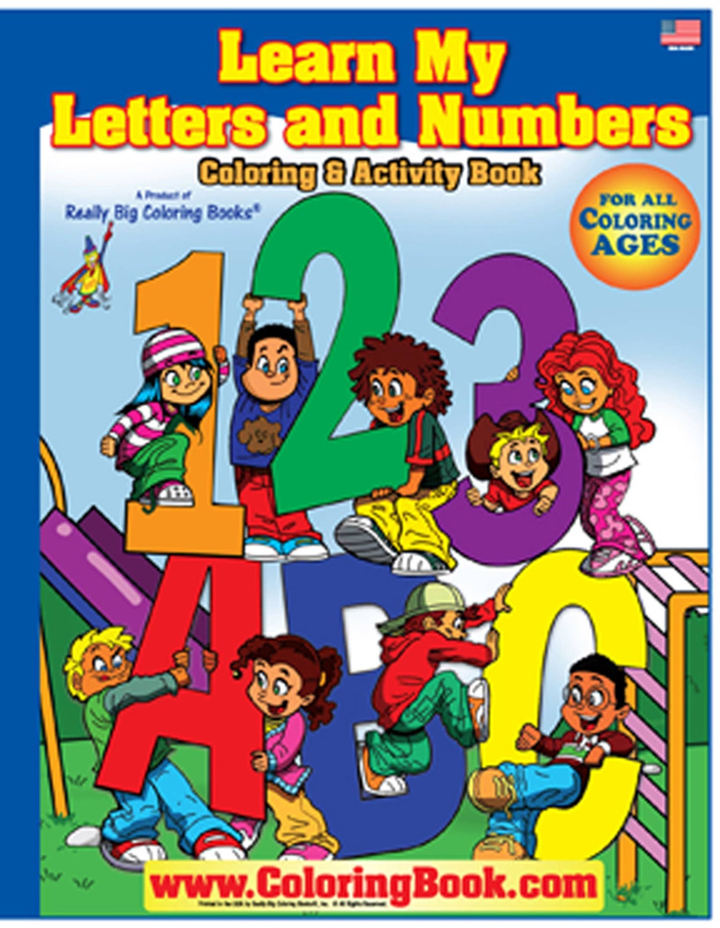 ABC-123 Learn My Letters & Numbers Really Big Book