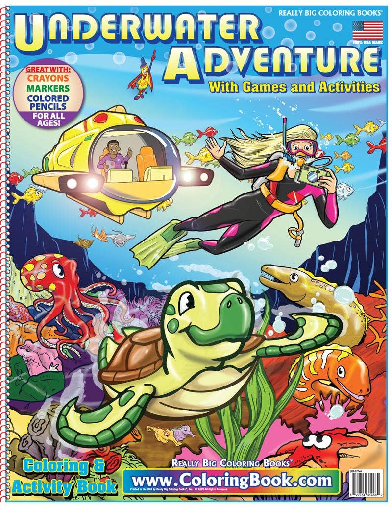 Underwater Adventures Really Big Coloring Books