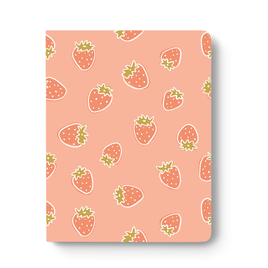 Strawberry Picking Layflat Lined Notebook