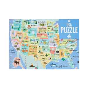 1000 Piece USA Map Puzzle