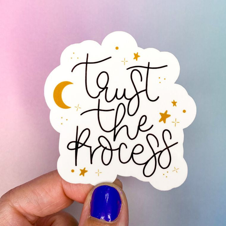 Trust the Process Sticker | Witchy, Manifestation, Letter