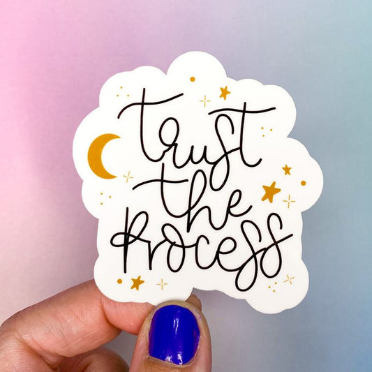Trust the Process Sticker | Witchy, Manifestation, Letter