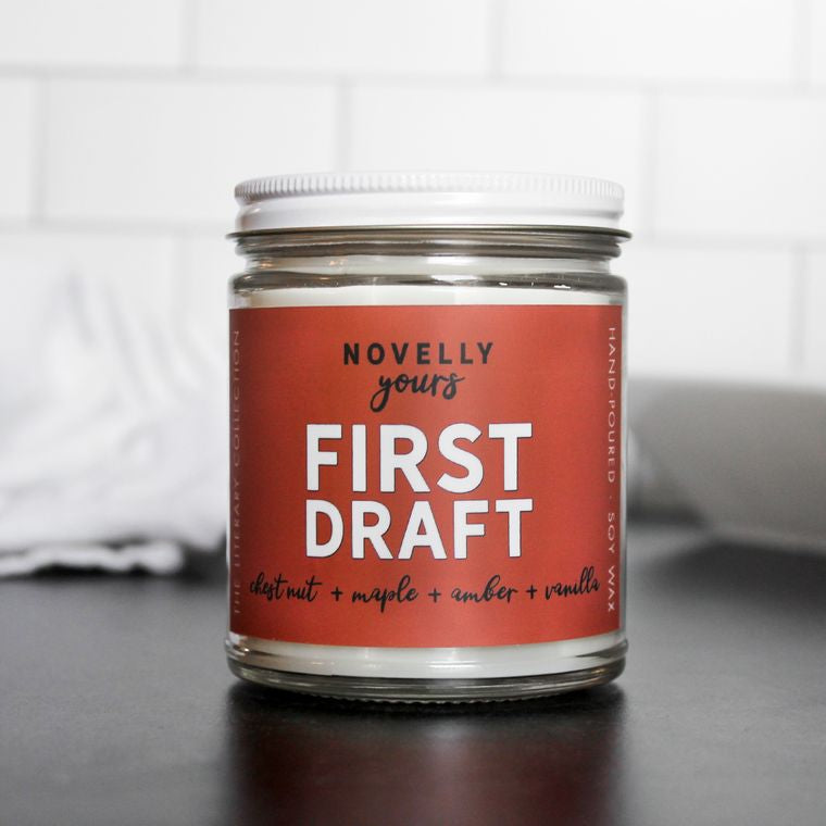 First Draft candle