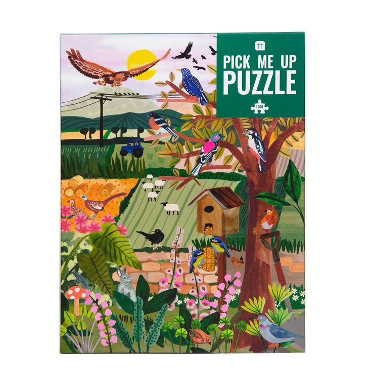 1000-Piece Birds Puzzle with Poster and Trivia