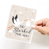 So Storked For You! Greeting Card