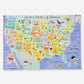 1000 Piece USA Map Puzzle