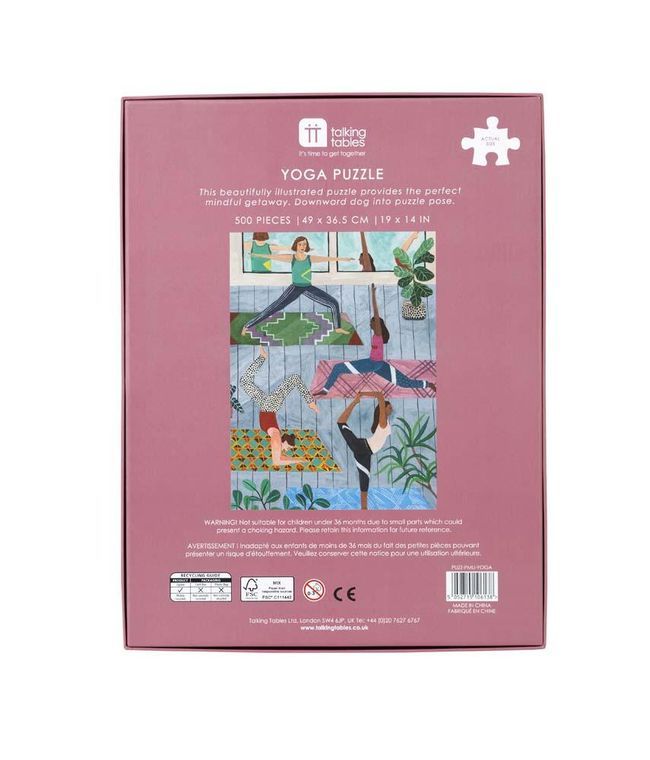 500-Piece Yoga Jigsaw Puzzle and Poster