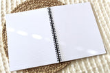 Sunflower Field Spiral Lined Notebook 8.5x11in.